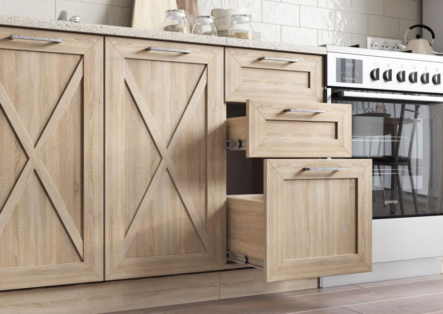 Кухня БАРОНС групп Лира-1 ширина 1200 мм