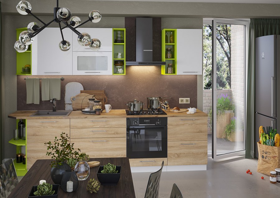 Кухня Квадро Ангелина угловая