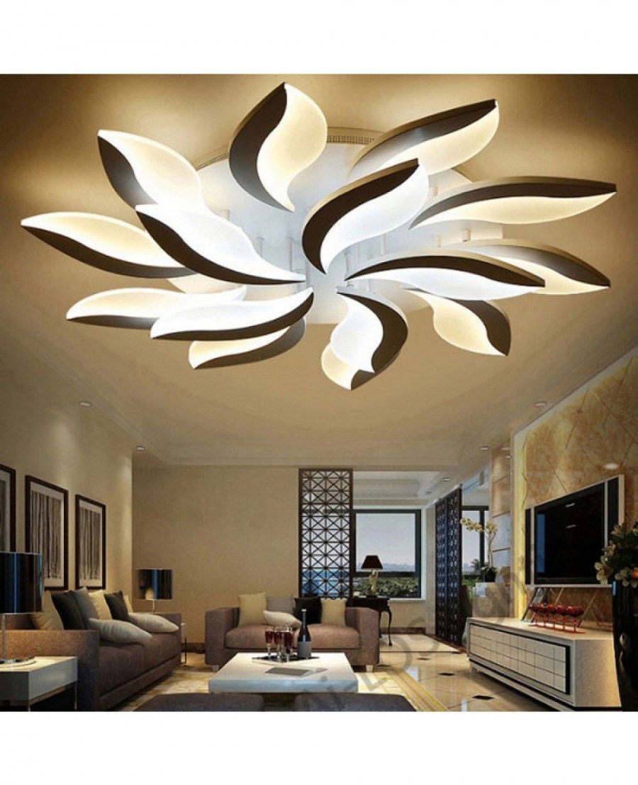 Светодиодная люстра солнце