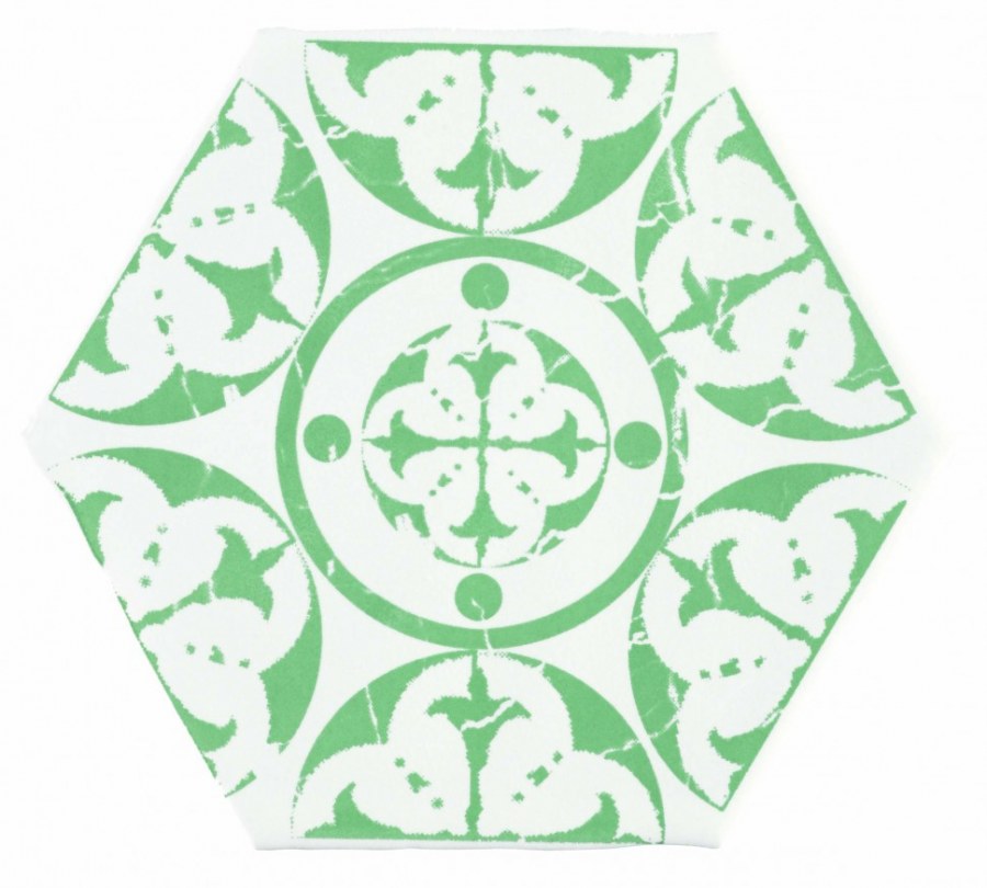 Плитка Marrakech Agadir Granate Hexagon 15x15