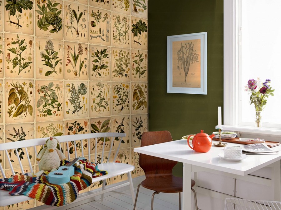 Растительные мотивы в интерьере