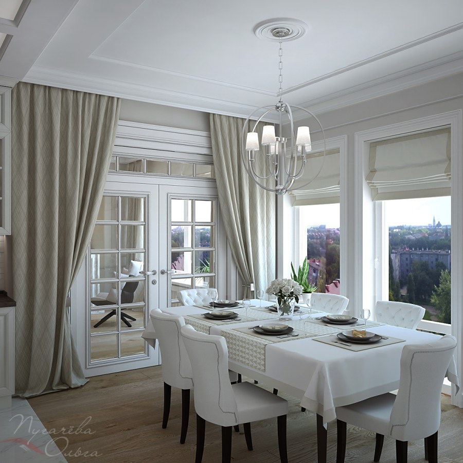 Домик в неоклассическом стиле