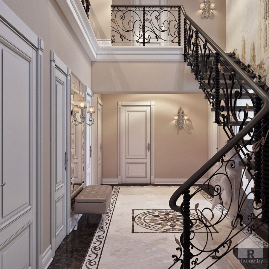 Двухсветный Холл в стиле Неоклассика