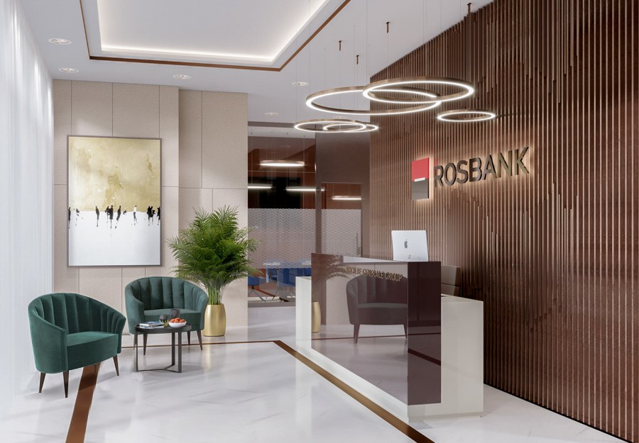 Интерьер для банковского офиса