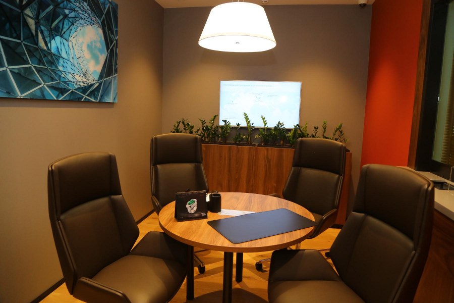 Переговорная комната в банке