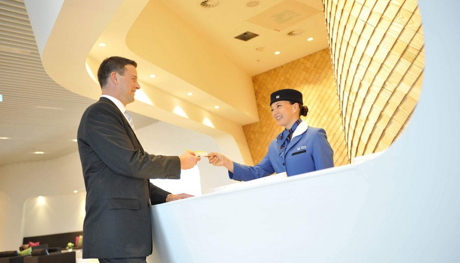 Делегация в отеле