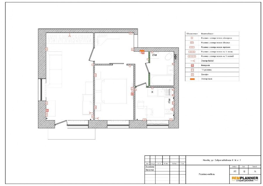 Дом п3 схема электрики
