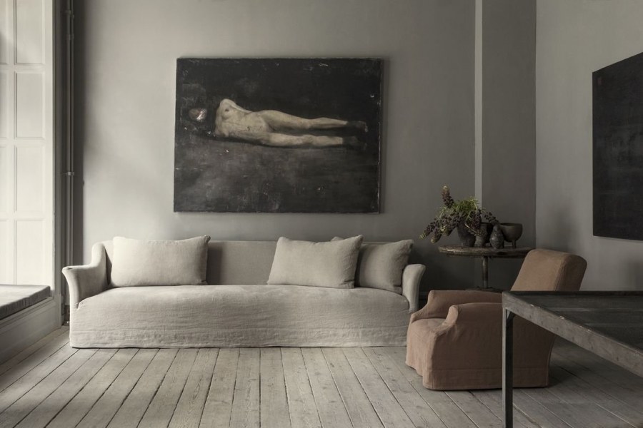 Гостиная в стиле Ваби Саби