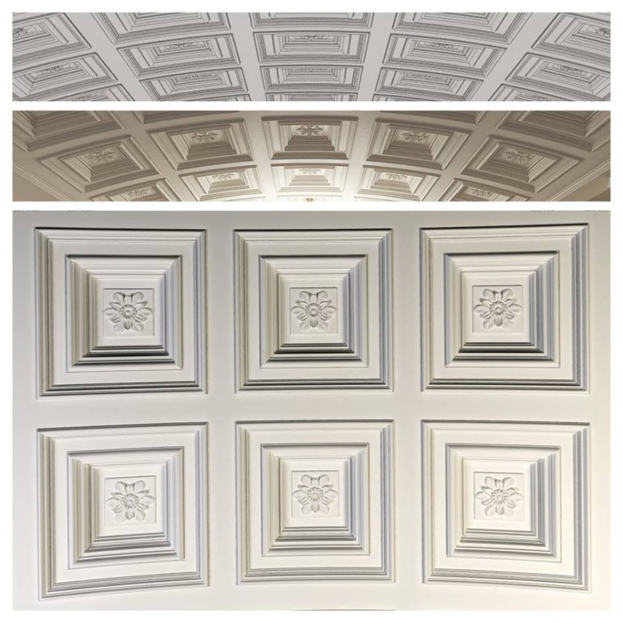 Кессонный потолок 3ds Max