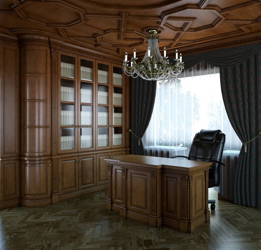 Отделка кабинета