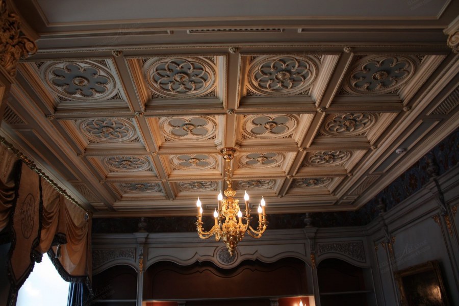 Кессонный потолок Эрмитаж