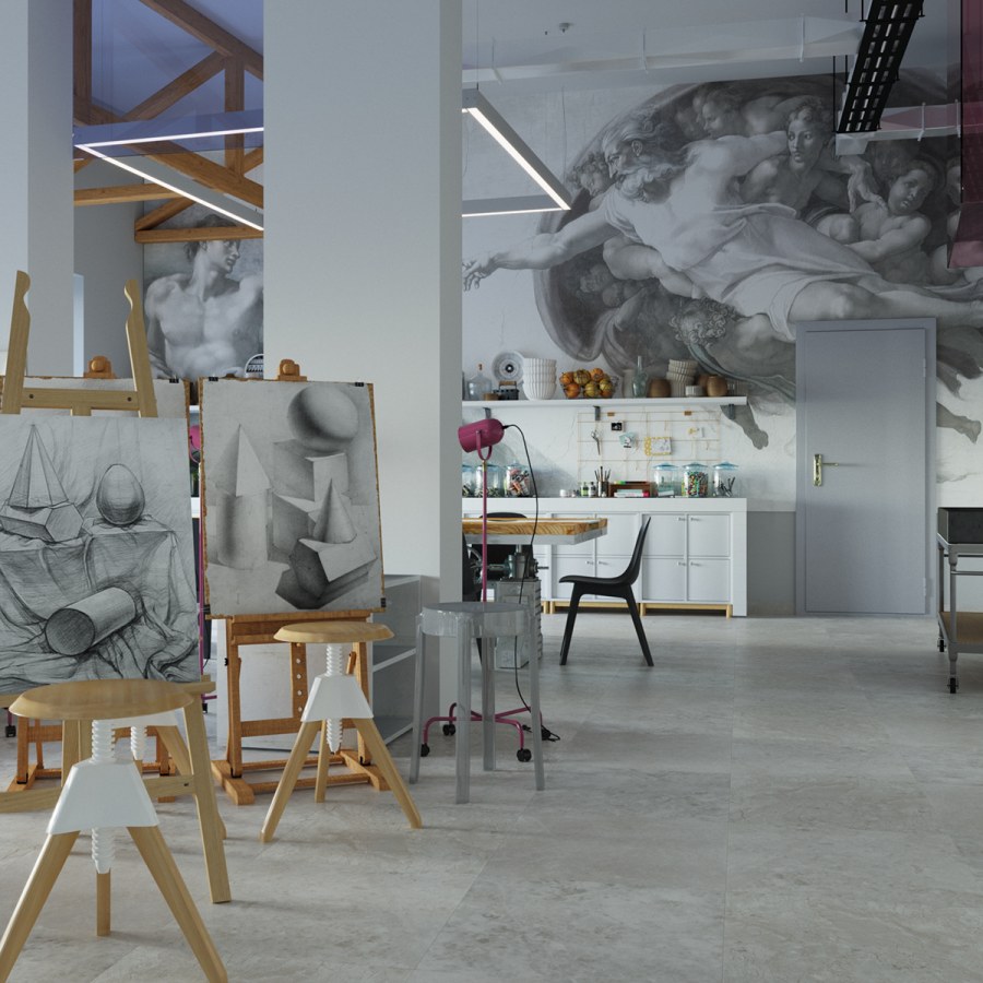 Интерьер мастерской