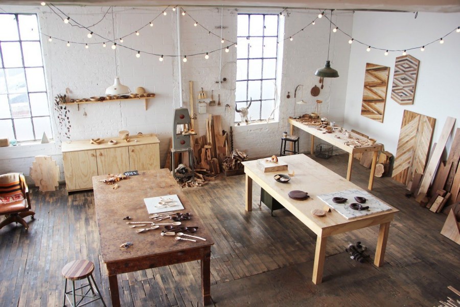 Художественная студия интерьер