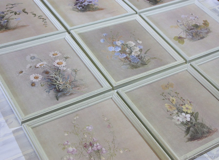 Декупаж панно