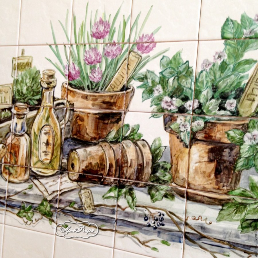 Панно на кухню на стену