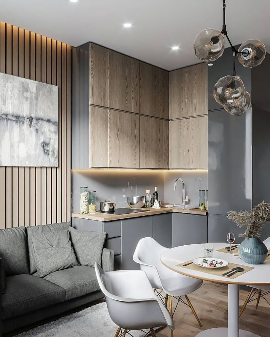 Маленькая кухня-гостиная