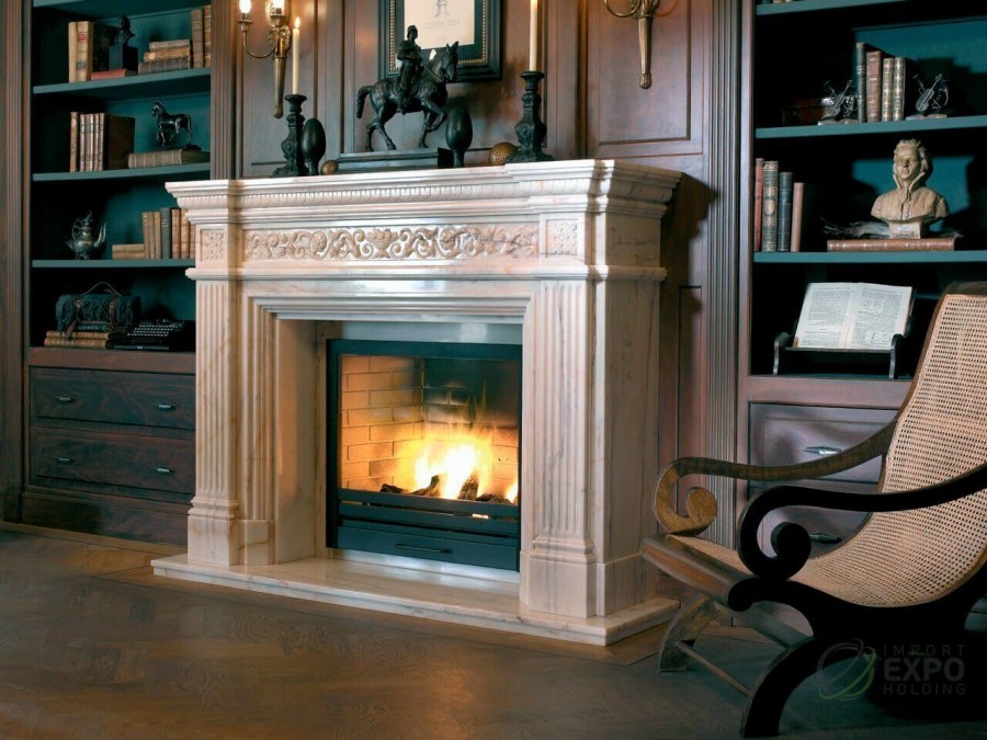 Камин в американском стиле