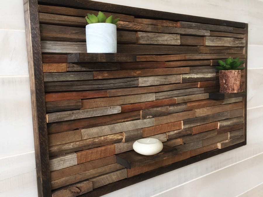 Rustic reclaimed Wood Wall Art