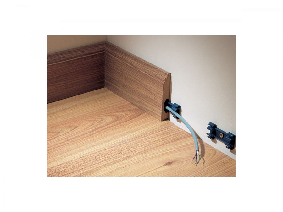 Плинтус напольный МДФ С кабель каналом