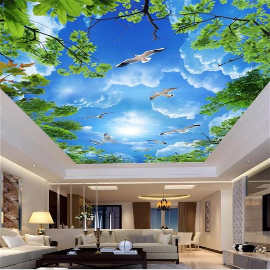 Натяжной потолок небо