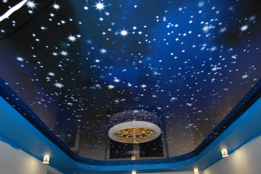 Крутые натяжные потолки