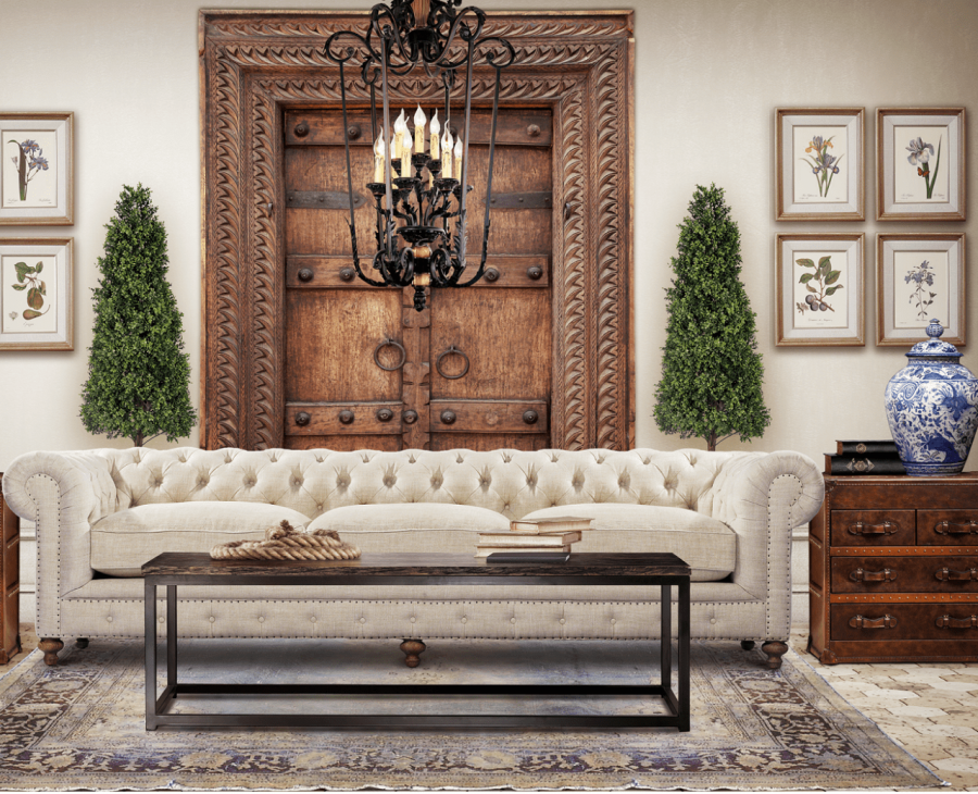 Мебель в гостиную в английском стиле