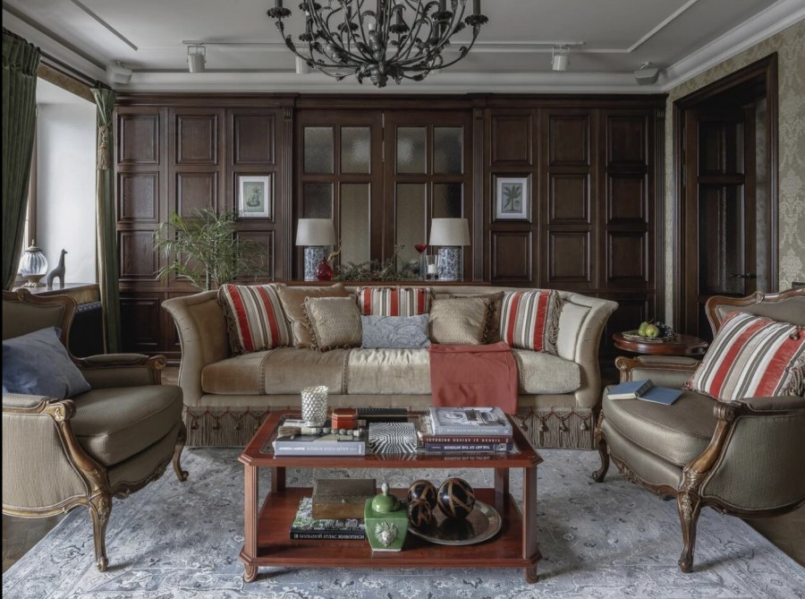 Классический интерьер кабинета