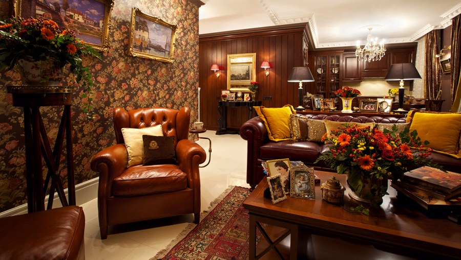 Кабинет в стиле Уильяма Морриса