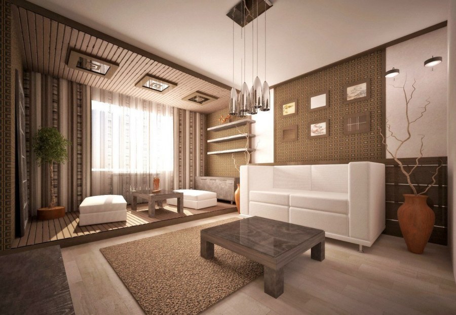 Спальня в японском стиле Минимализм