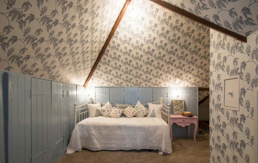 Мансарды обшитые тканью