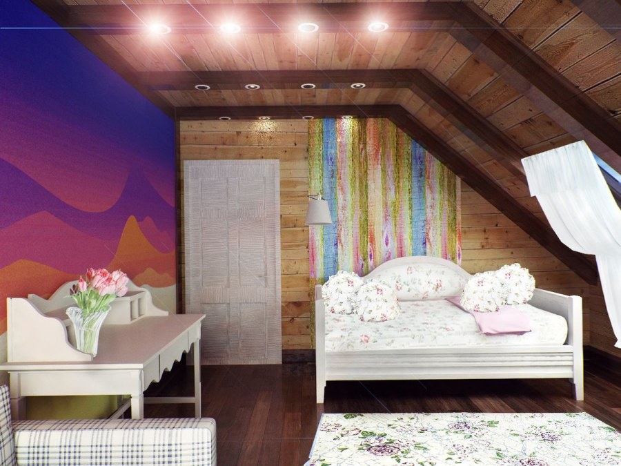 Детская мансарда лофт