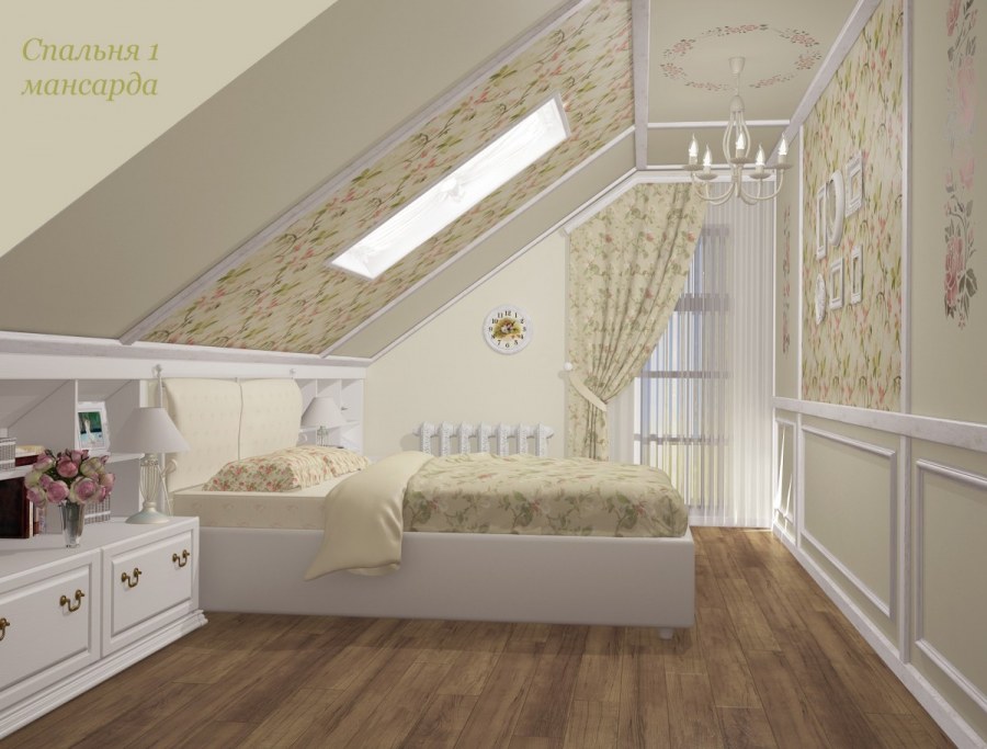 Ниша в мансарде