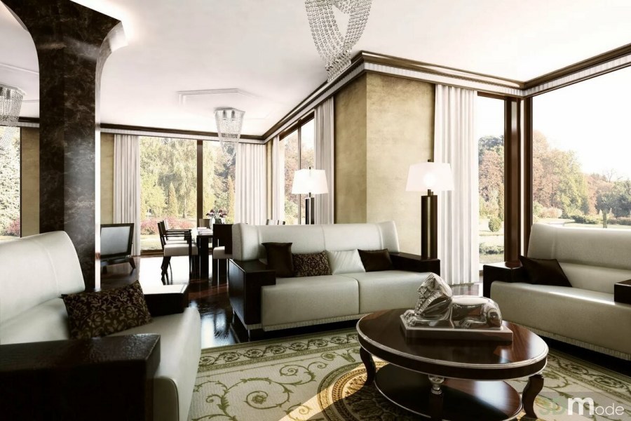 Bruno Zampa интерьеры ар деко