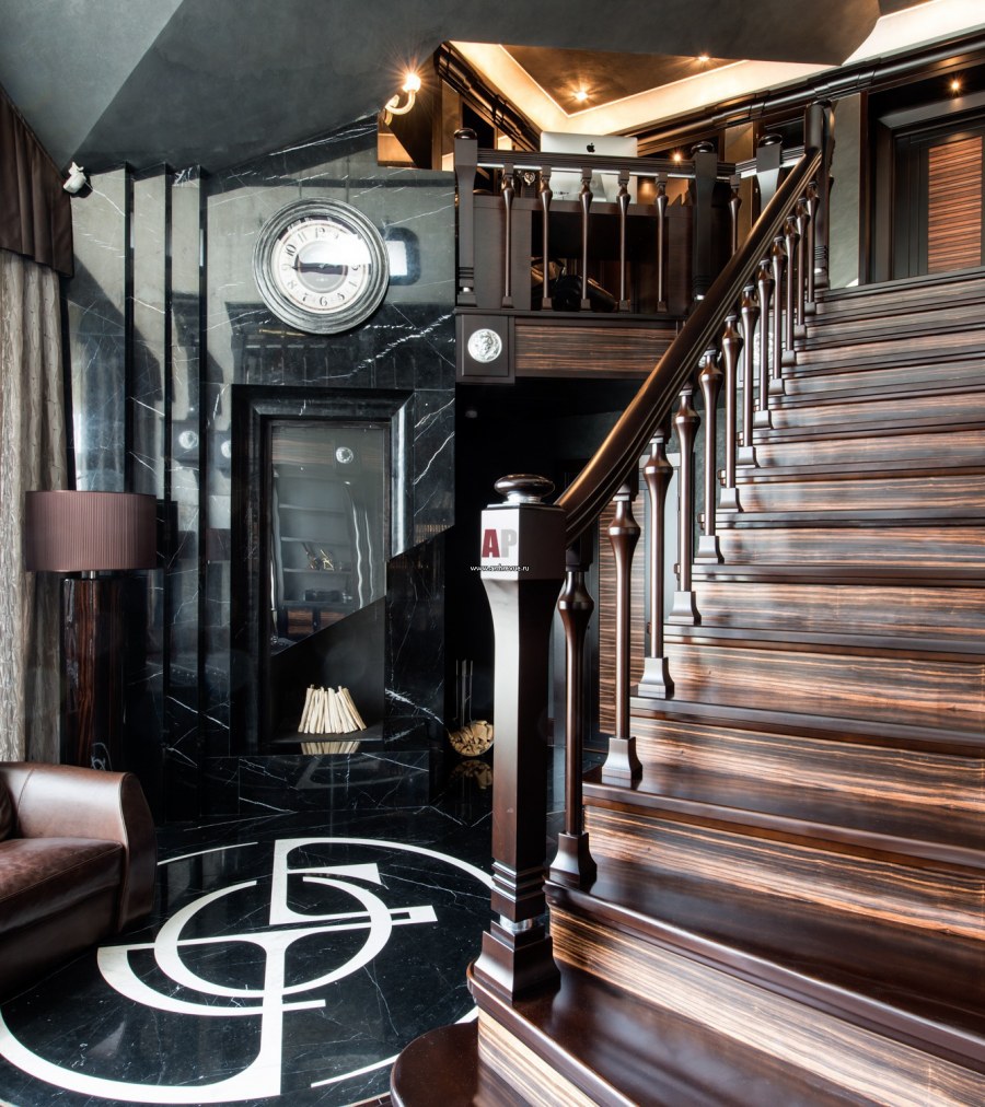 Лестница в стиле арт деко