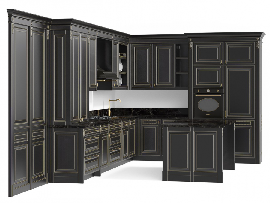 Черная кухня классика