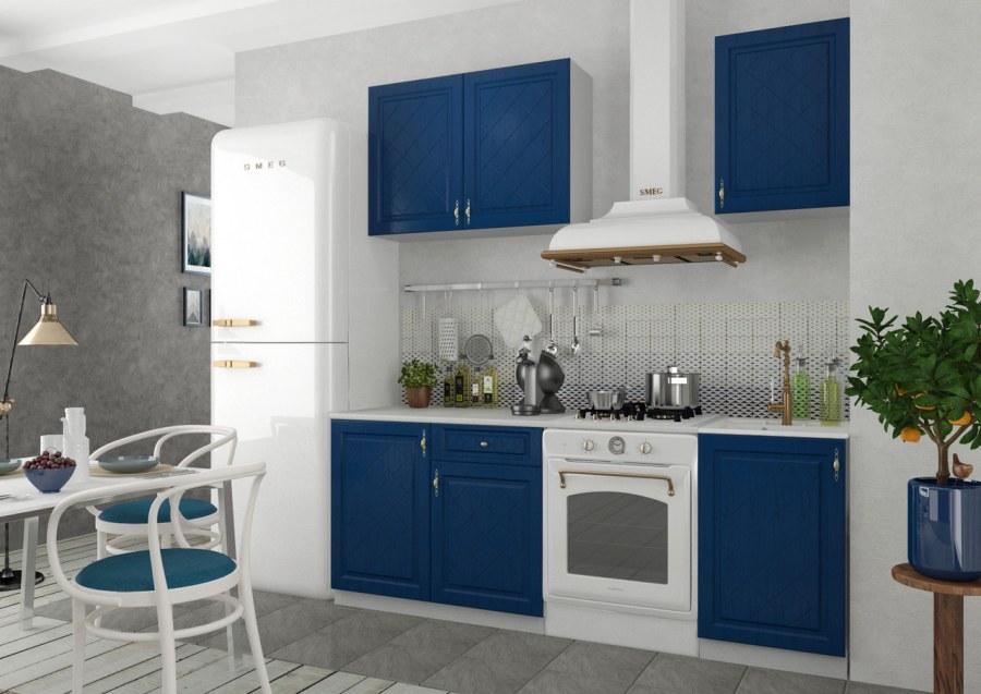 Кухня Гранд синий ДСВ