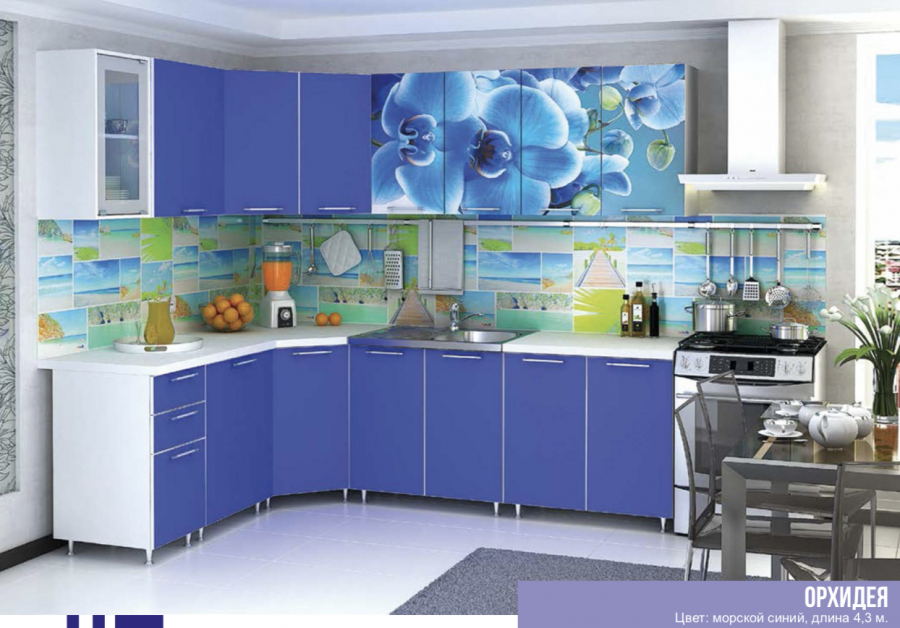 Кухня Радуга 2 м РИИКМ