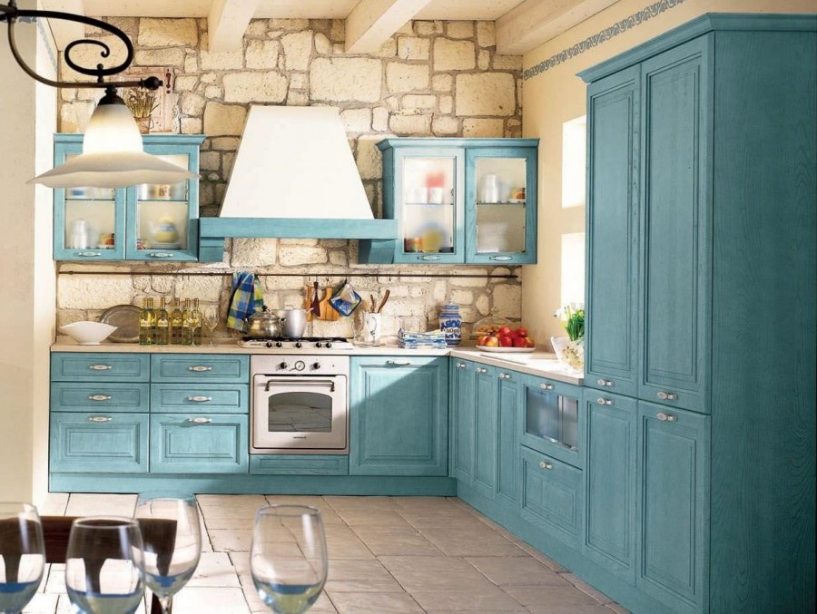 Голубая кухня Прованс Антарес