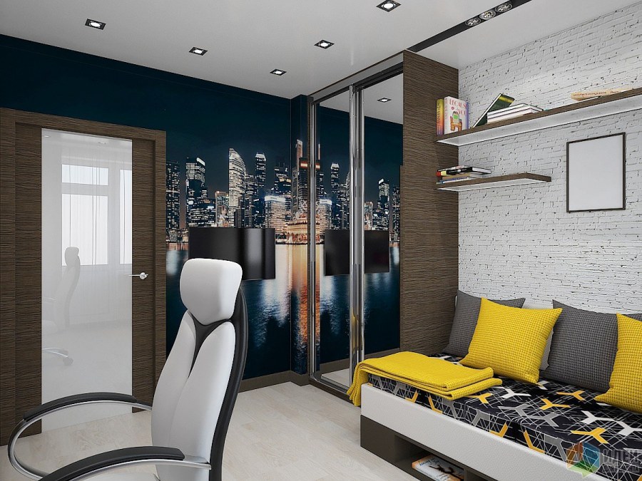 Интерьер комнаты для подростка