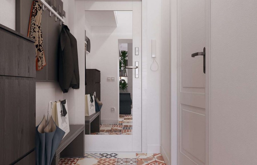 Маленькая прихожая 3 кв.м