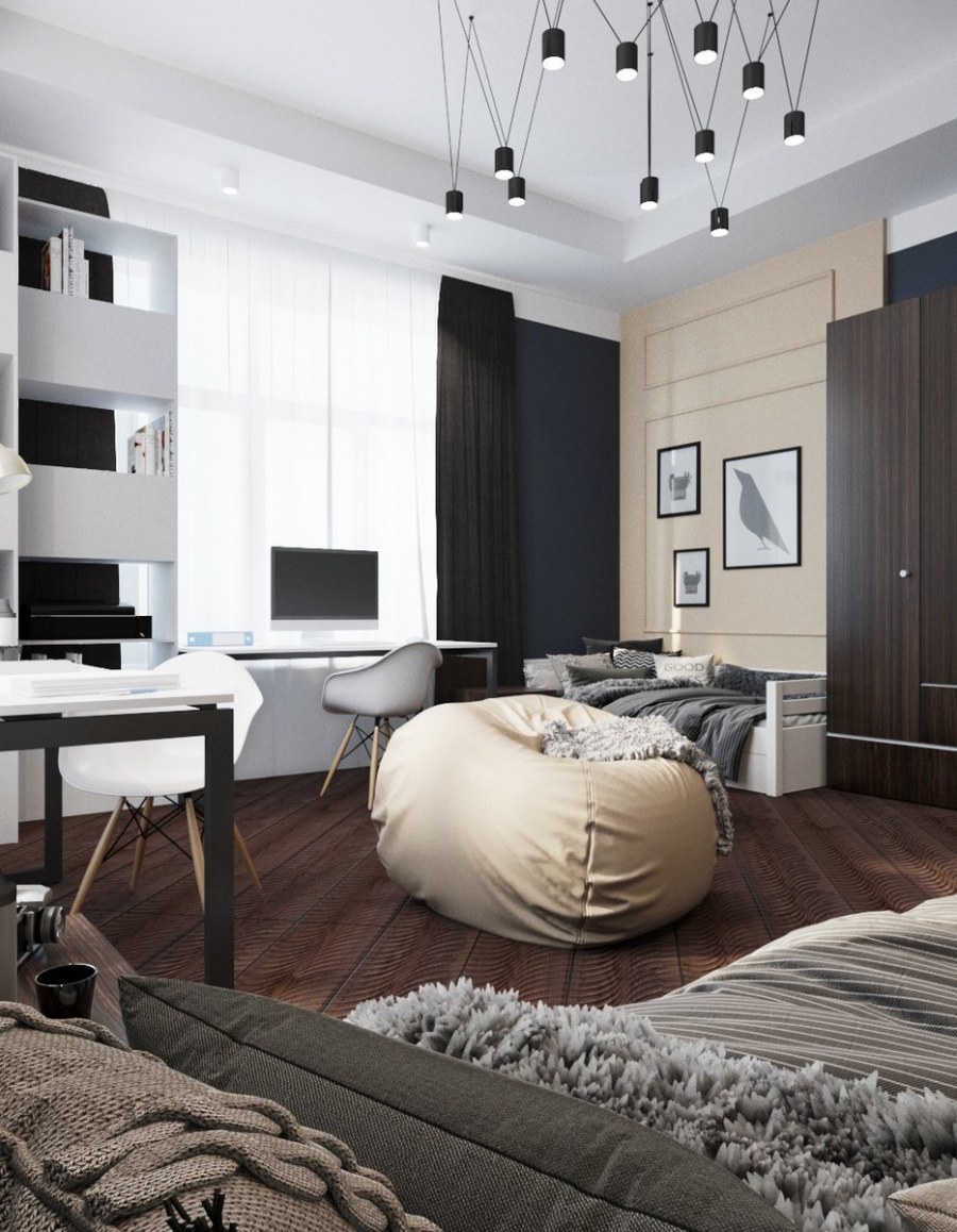 Современная комната для парня