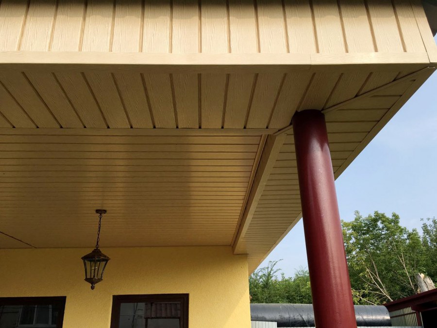 Софит перфорированный дуб золотой