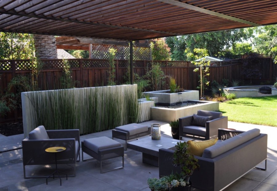 Патио в современном стиле