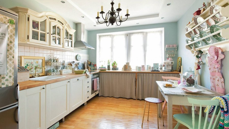 Стиль Прованс в интерьере кухни