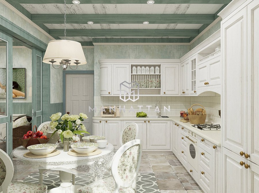 Красивые кухни Прованс