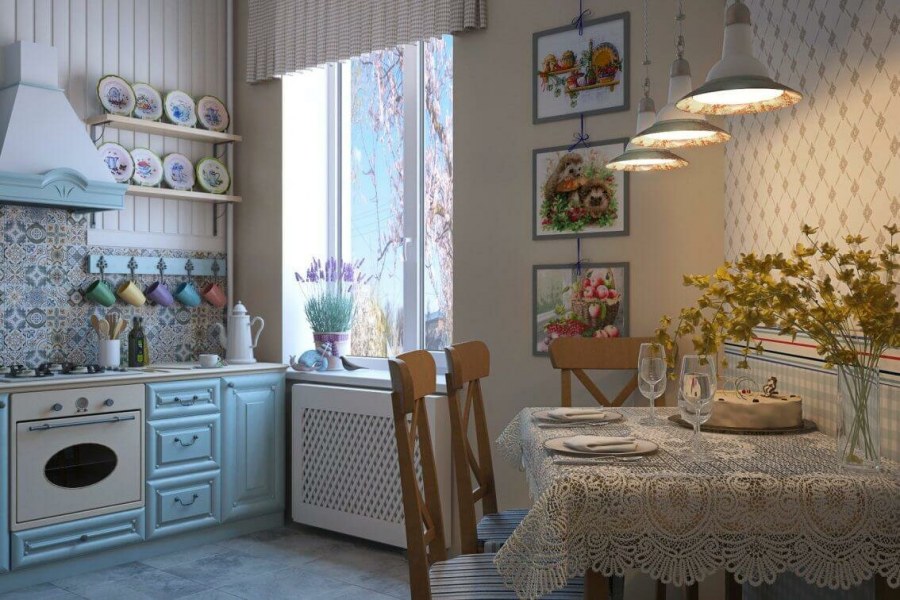 Лавандовая кухня Прованс