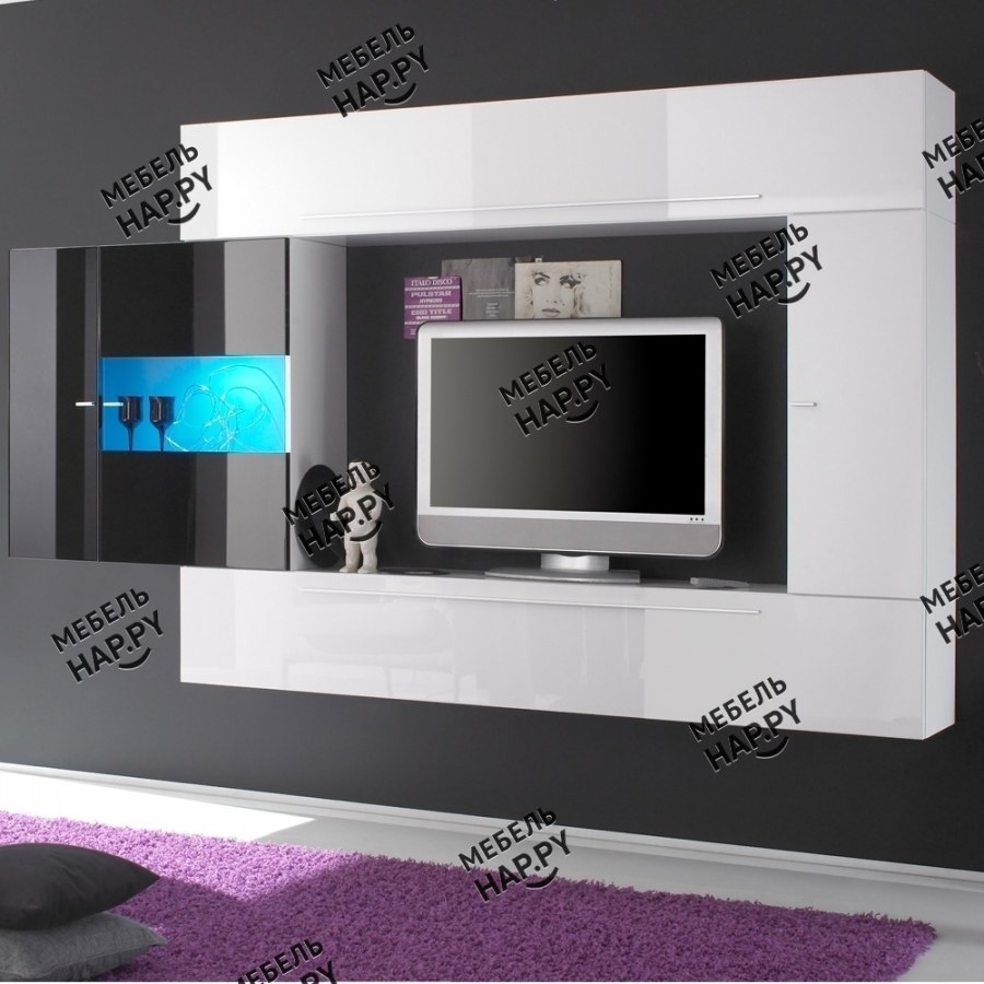 Стенка АЙМЕБ (Модерн) 4 глянцевая МДФ