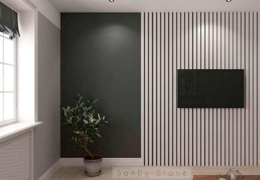 Гипсовые 3д панели полосы