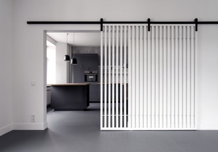 Раздвижные реечные перегородки