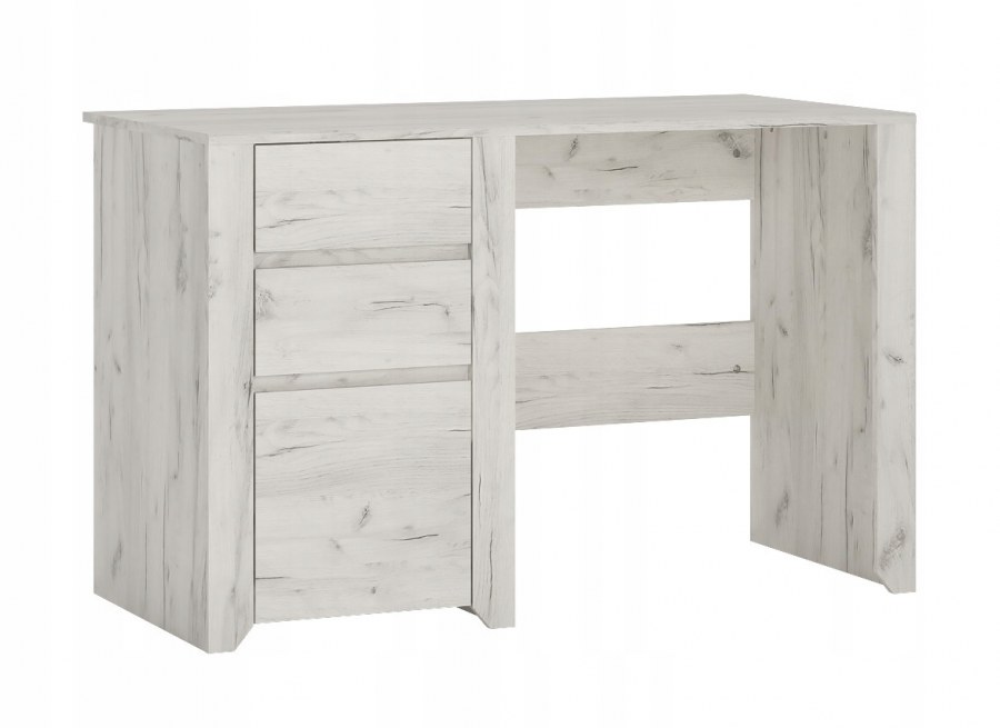 Письменный стол с 3-мя ящиками «Прованс» (дуб сонома трюфель/крем)